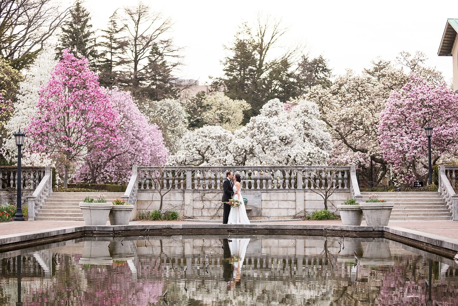 Brooklyn Botanic Garden Spring Wedding Photo