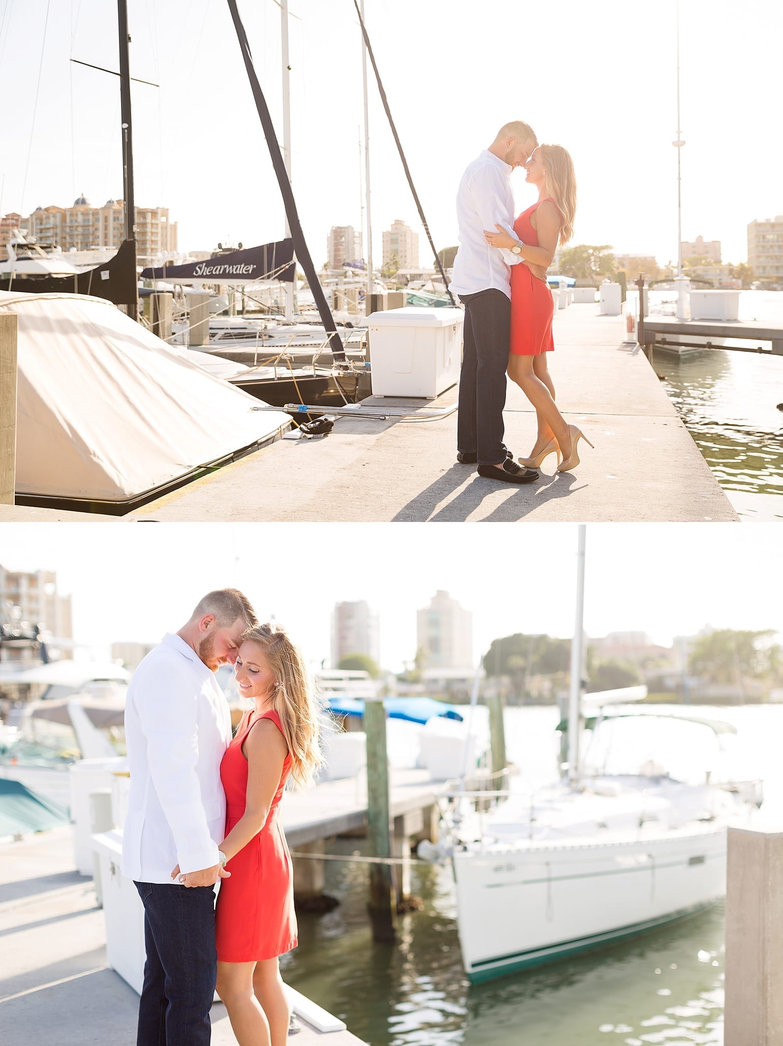 Sarasota Florida Engagement Pictures | Sailboat Engagement Photos