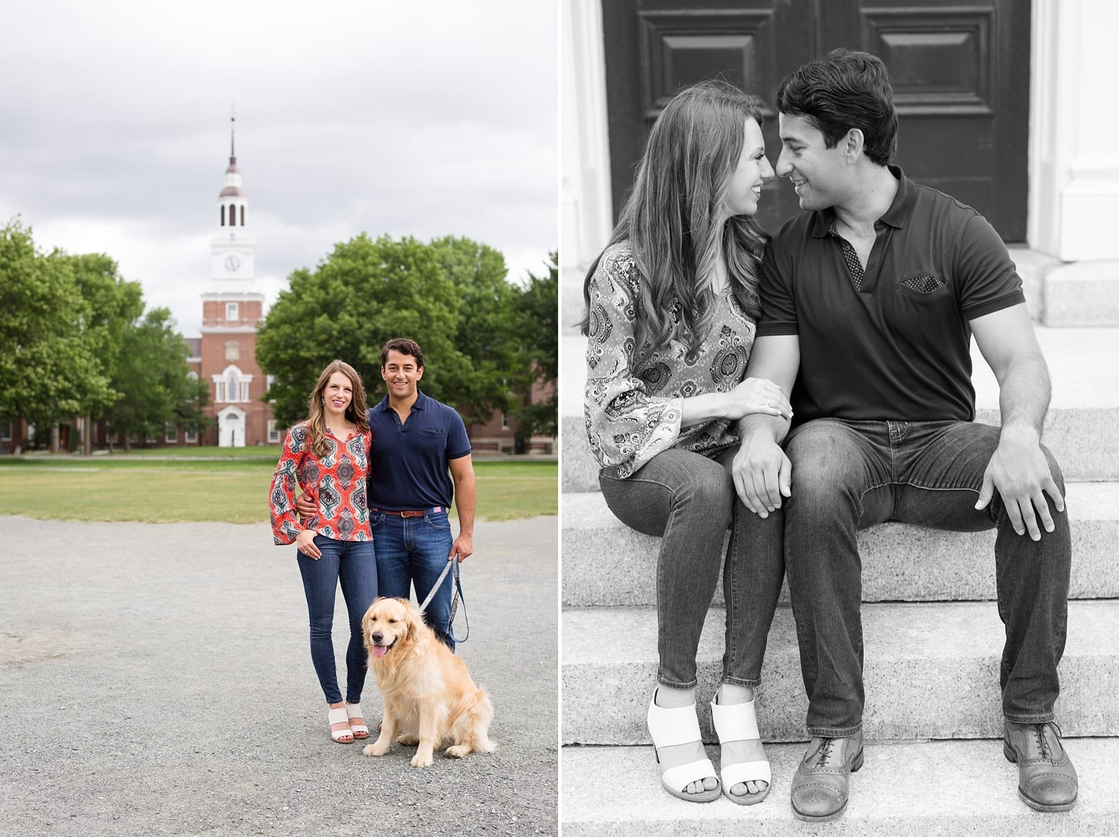Dartmouth College Engagement Photo