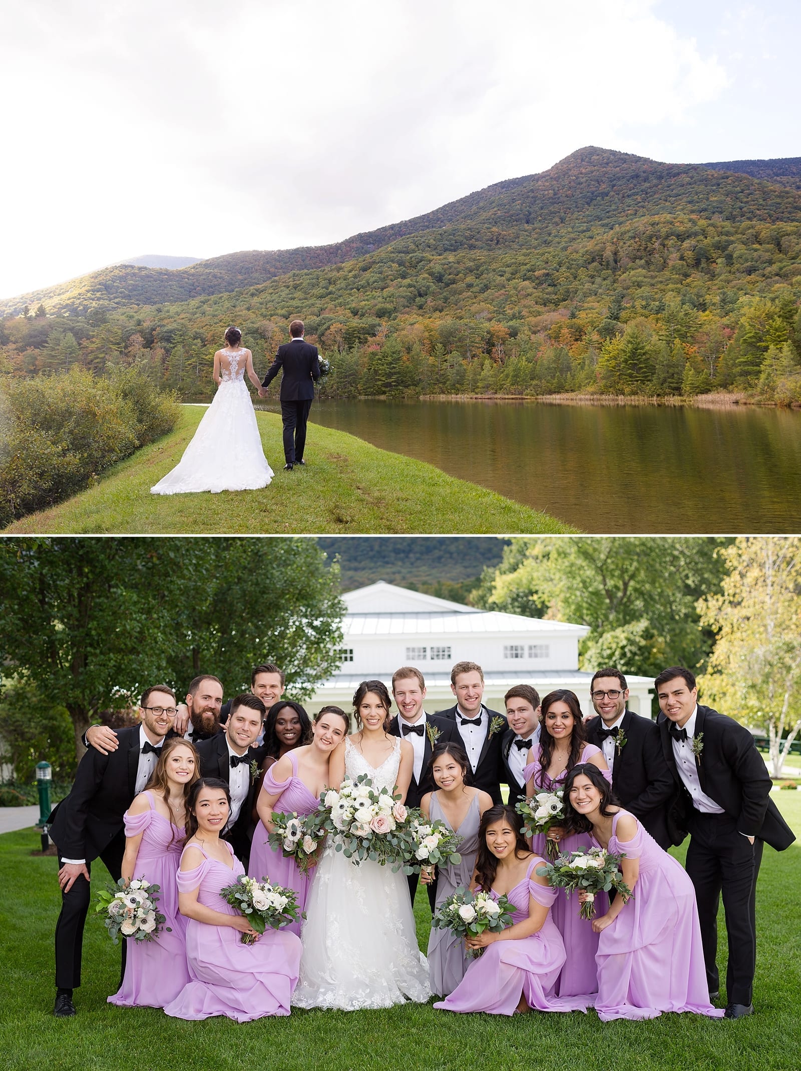 Equinox Pond Vermont Wedding Photo