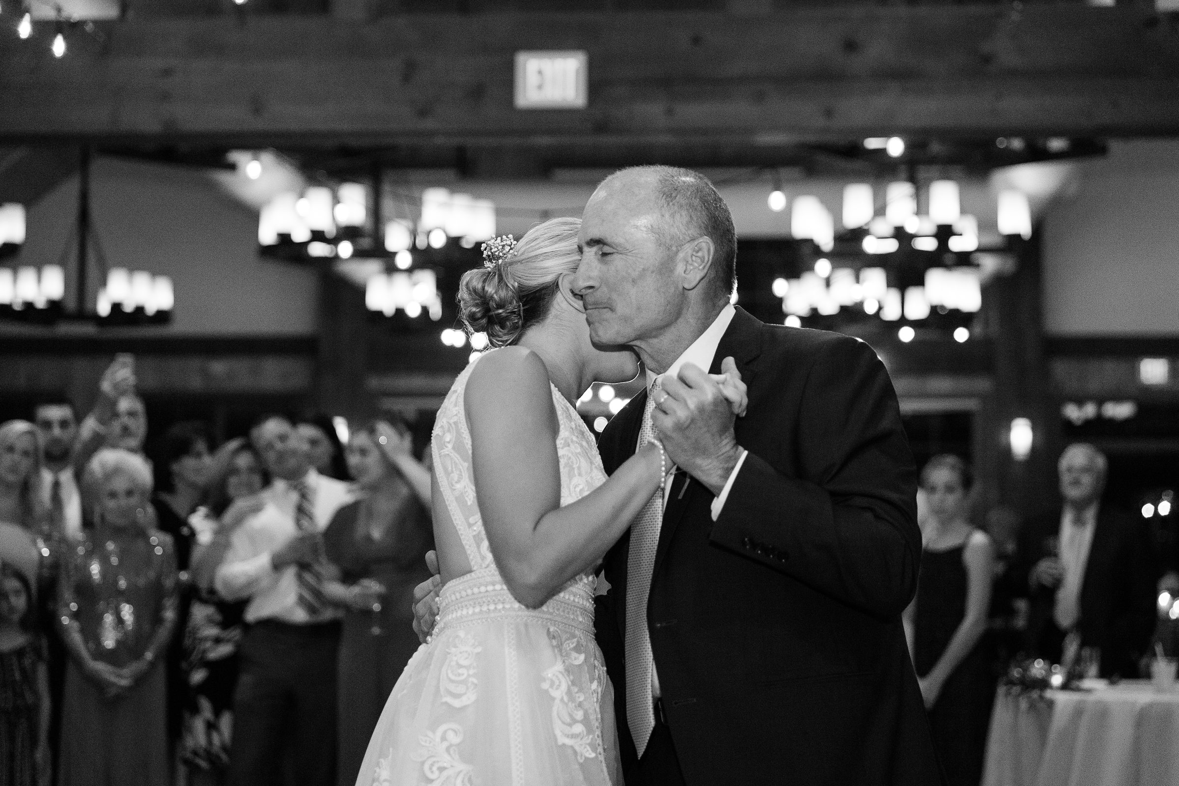 Father daughter dance at Vermont wedding